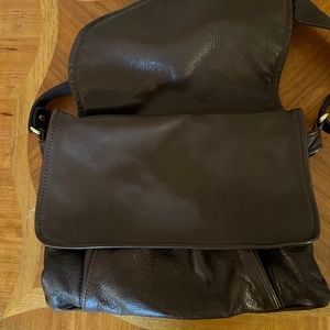 Handmade leather crossbody